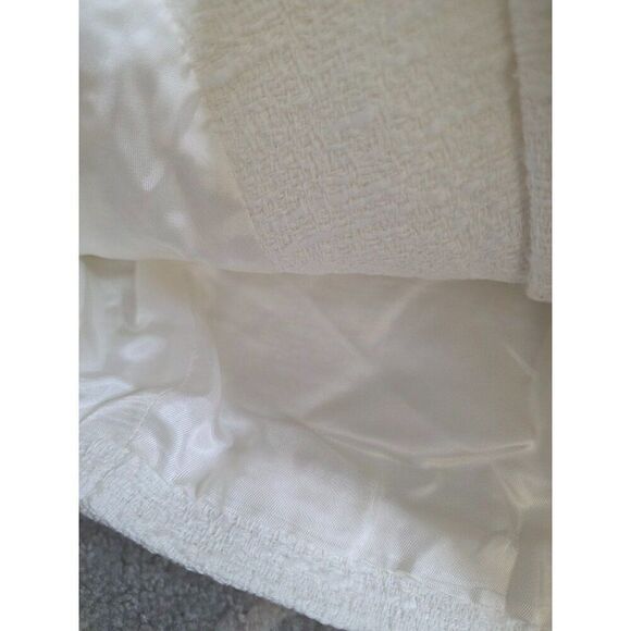 Zara White Tweed Crop Blazer XS $119 - Picture 12 of 12